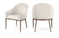 Ferro - Upholstered Dining Arm Chair With Brushed Bronze Legs - Simple Home Plus