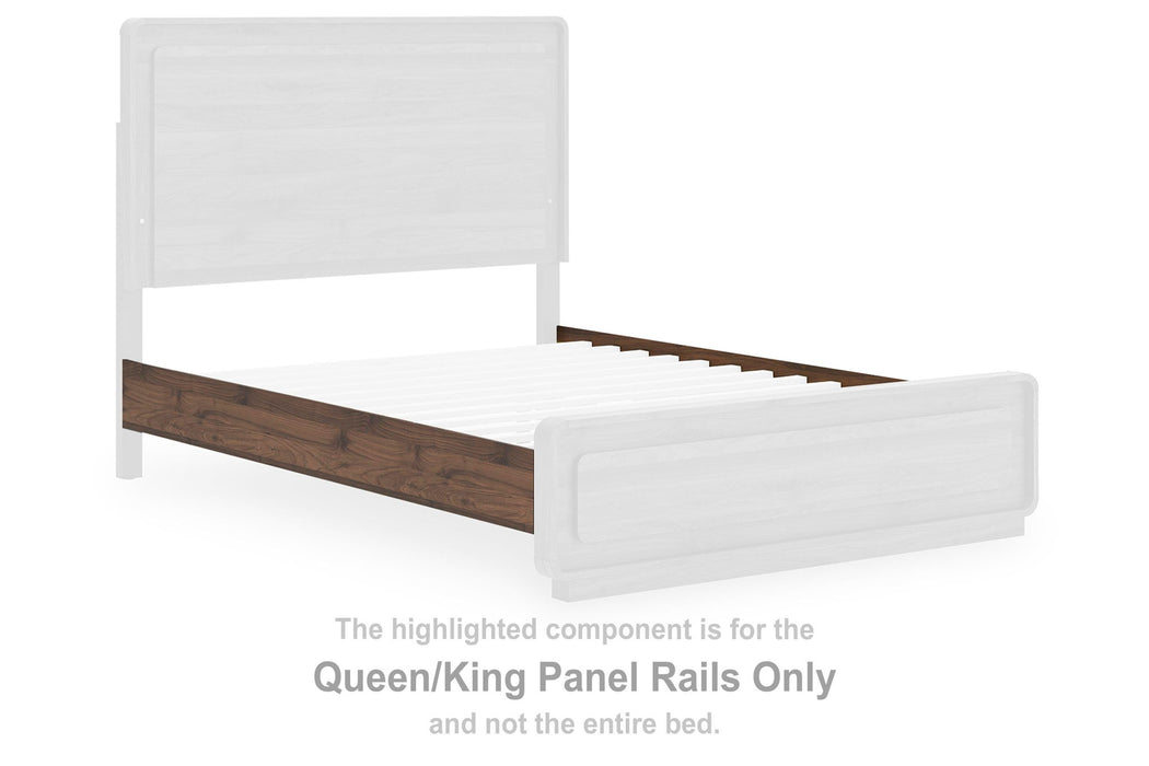 Fortlorn - Queen/King Panel Rails - Walnut Brown - Simple Home Plus