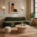 Swerve - Velvet 101" Upholstered Sofa - Simple Home Plus