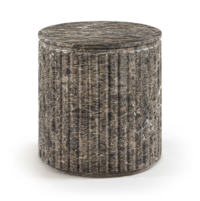 Catania - Concrete Indoor/Outdoor End Table - Simple Home Plus