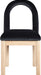 Conrad - Velvet Dining Chair With Natural Legs - Simple Home Plus