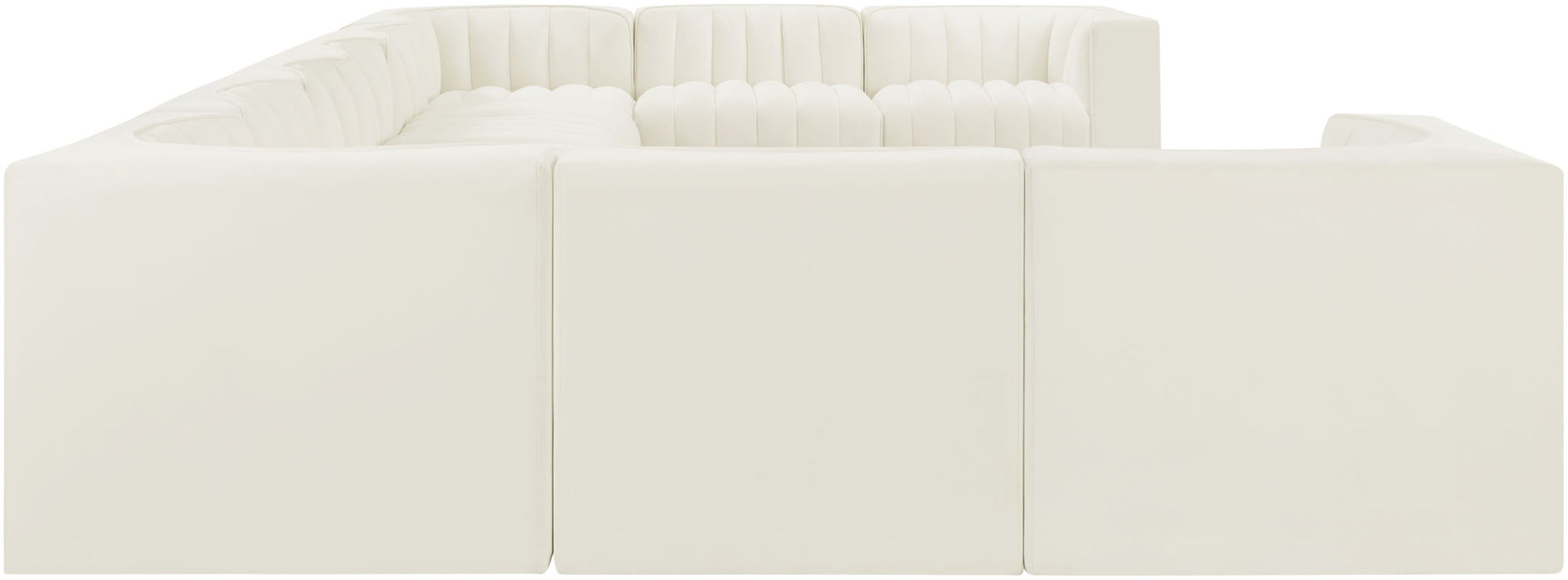 Rummi - Velvet Performance Fabric Upholstered 10 Piece Modular Sectional - Simple Home Plus