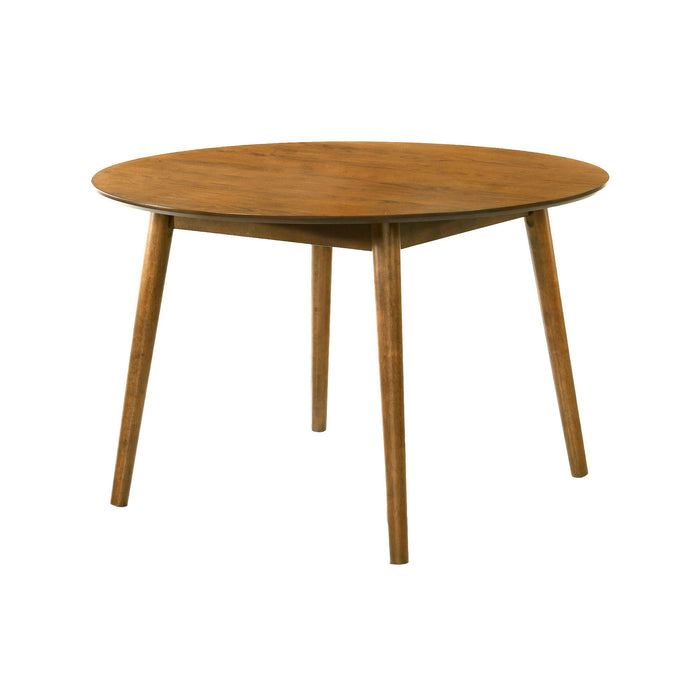 Bennet - Round Wood Dining Table - Simple Home Plus