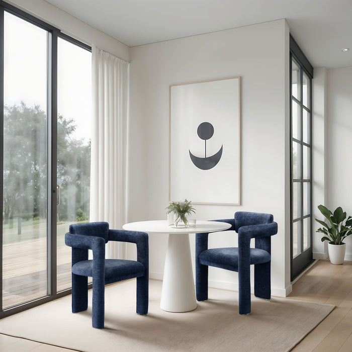 Brenda - Chenille  Dining Chair (Set of 2) - Simple Home Plus