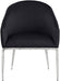 Ferro - Upholstered Dining Arm Chair With Brushed Silver Legs - Simple Home Plus