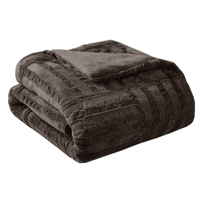 Arctic - Ultra Down Alternative Throw - Chocolate - Simple Home Plus