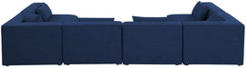 Cube - Linen 6 Piece Modular Armless Sectional - Simple Home Plus