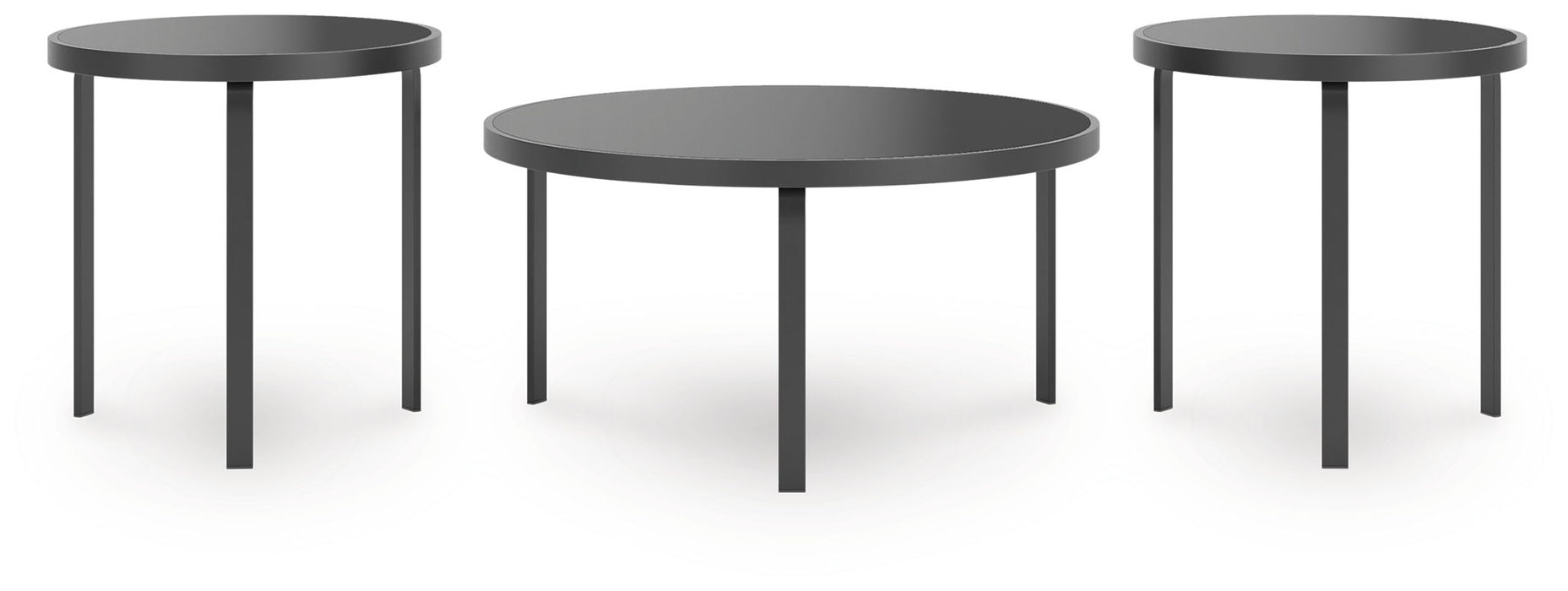 Dorylin - Black - Occasional Table Set (Set of 3) - Simple Home Plus