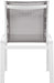 Nizuc - Outdoor Patio Dining Chair With White Frame (Set of 2) - Simple Home Plus
