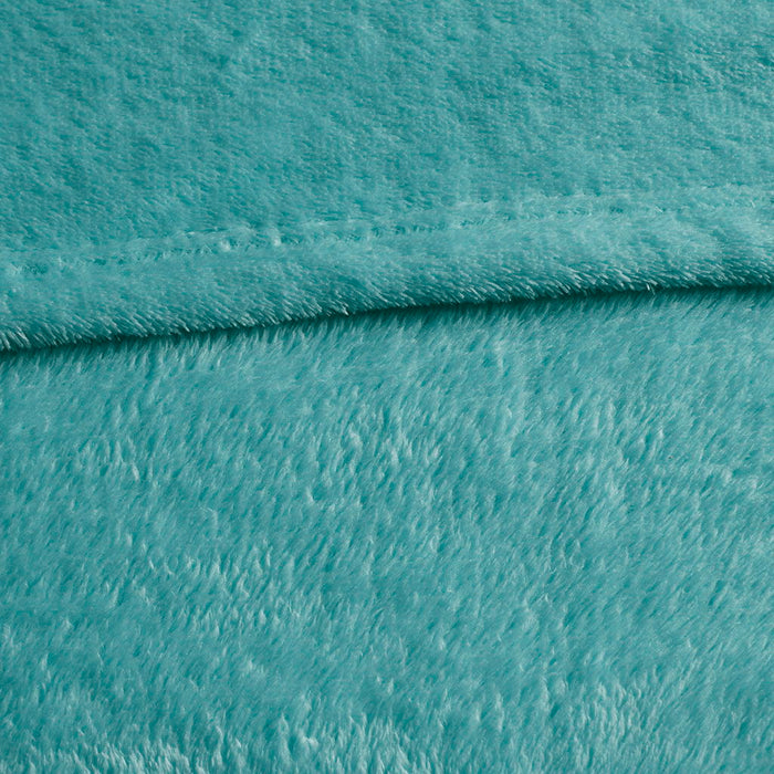 Twin Oversized Blanket - Aqua - Simple Home Plus