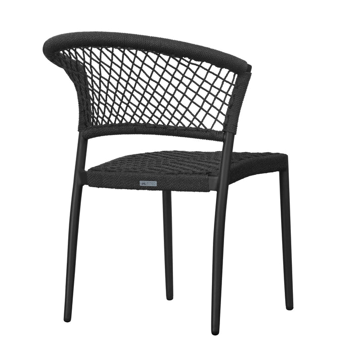 Clarke - Outdoor Dining Chair (Set of 2) - Black - Simple Home Plus