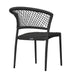 Clarke - Outdoor Dining Chair (Set of 2) - Black - Simple Home Plus