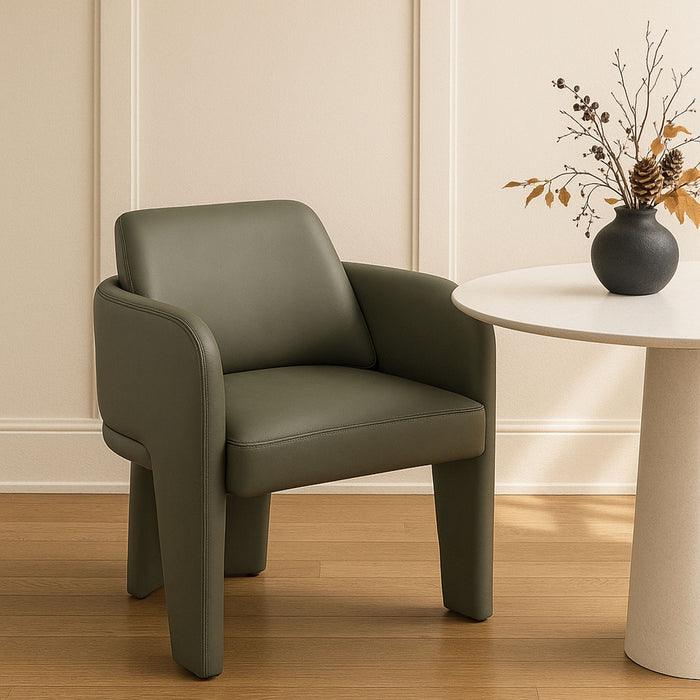 Vanda - Vegan Leather Upholstered Dining Chair - Simple Home Plus