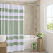 Spa Waffle - 108" x 72" Shower Curtain With 3M Treatment - Sage Green - Simple Home Plus
