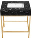 Marmo - Engineered Marble Bathroom Vanity With Gold Base - Simple Home Plus