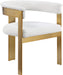 Romeo - Boucle Dining Chair With Gold Base (Set of 2) - Simple Home Plus