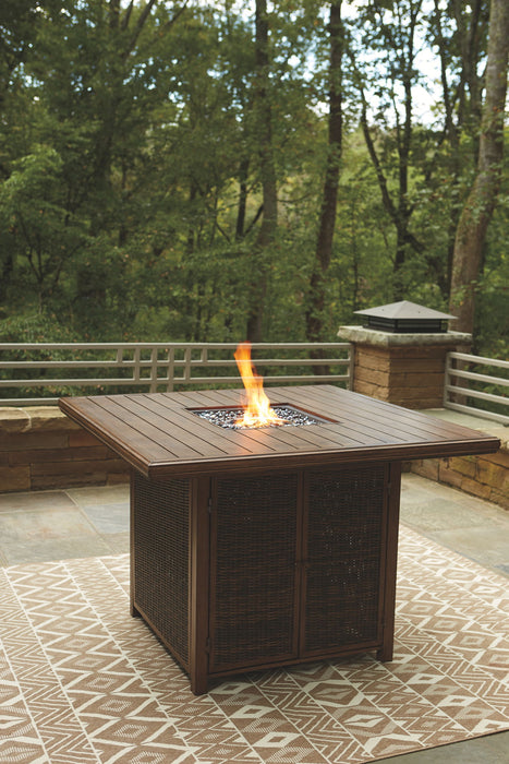 Paradise Trail - Outdoor Fire Pit Table Set - Simple Home Plus