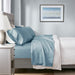 1000 Thread Count - California King HeiQ Smart Temperature Blend 4 Piece Sheet Set - Blue - Simple Home Plus