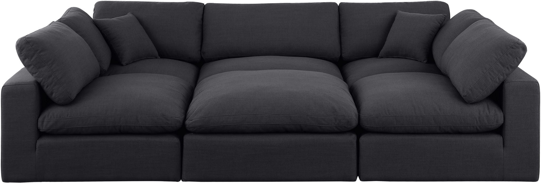 Comfy - 6 Piece Linen Sectional - Simple Home Plus