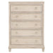 Pembroke - 5-Drawer Chest Of Drawers - Washed Oak - Simple Home Plus