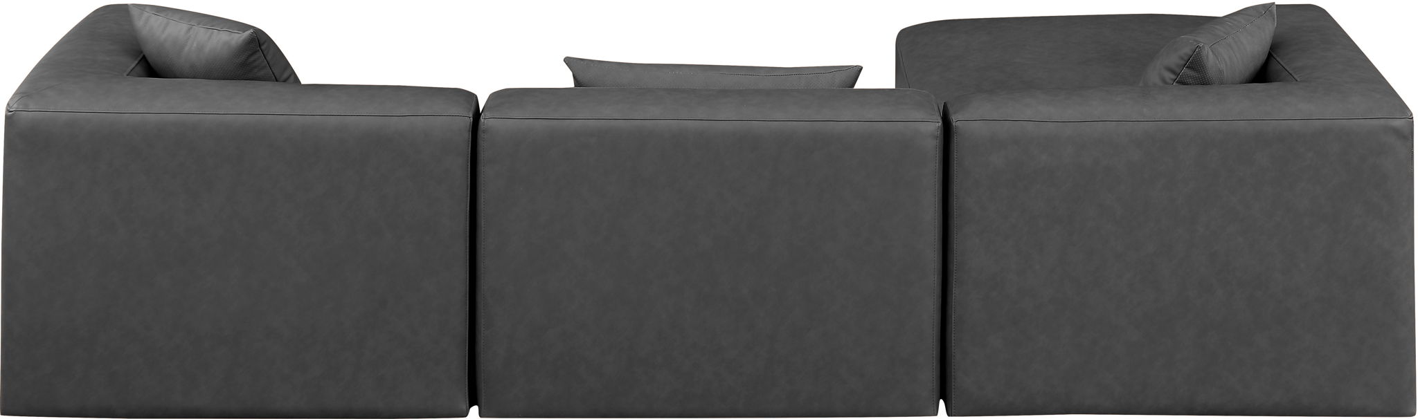 Cube - 4 Piece Modular Sectional With Chaise - Simple Home Plus