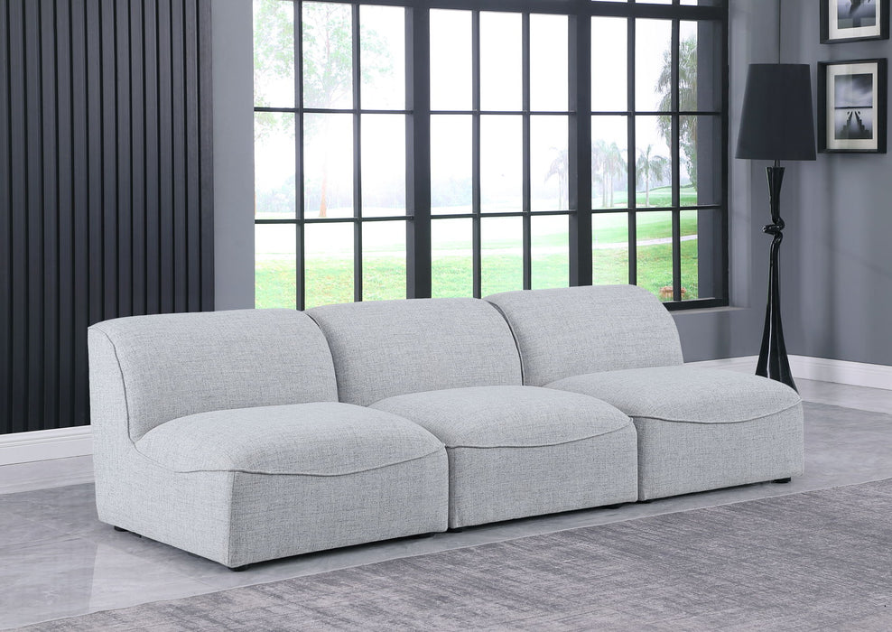 Miramar - 3 Seat Armless Modular Sofa - Simple Home Plus