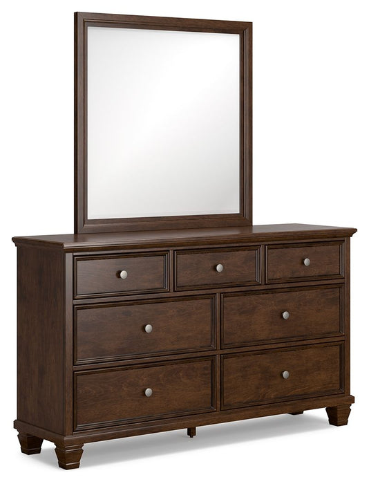 Danabrin - Brown - Dresser And Mirror - Simple Home Plus