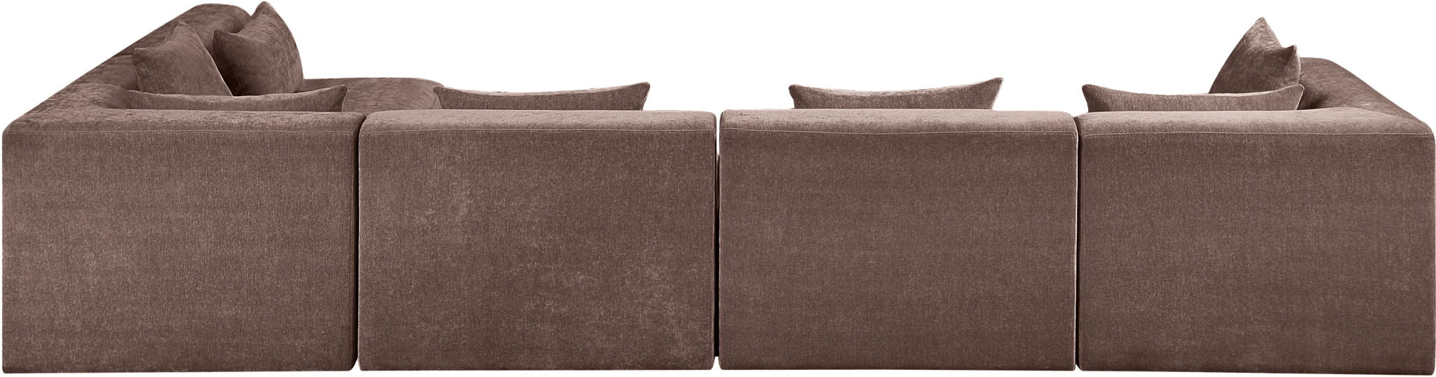 Stellar - 5 Piece Upholstered Modular Sectional - Simple Home Plus