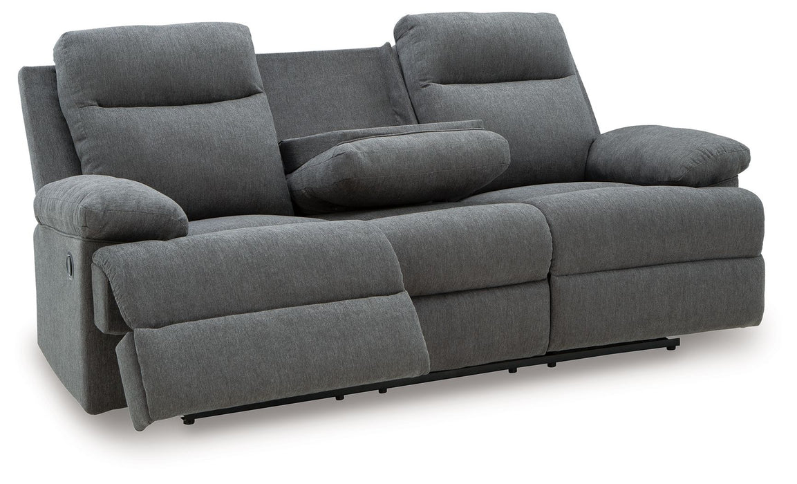Side-Swipe - Reclining Sofa With Drop Down Table - Simple Home Plus