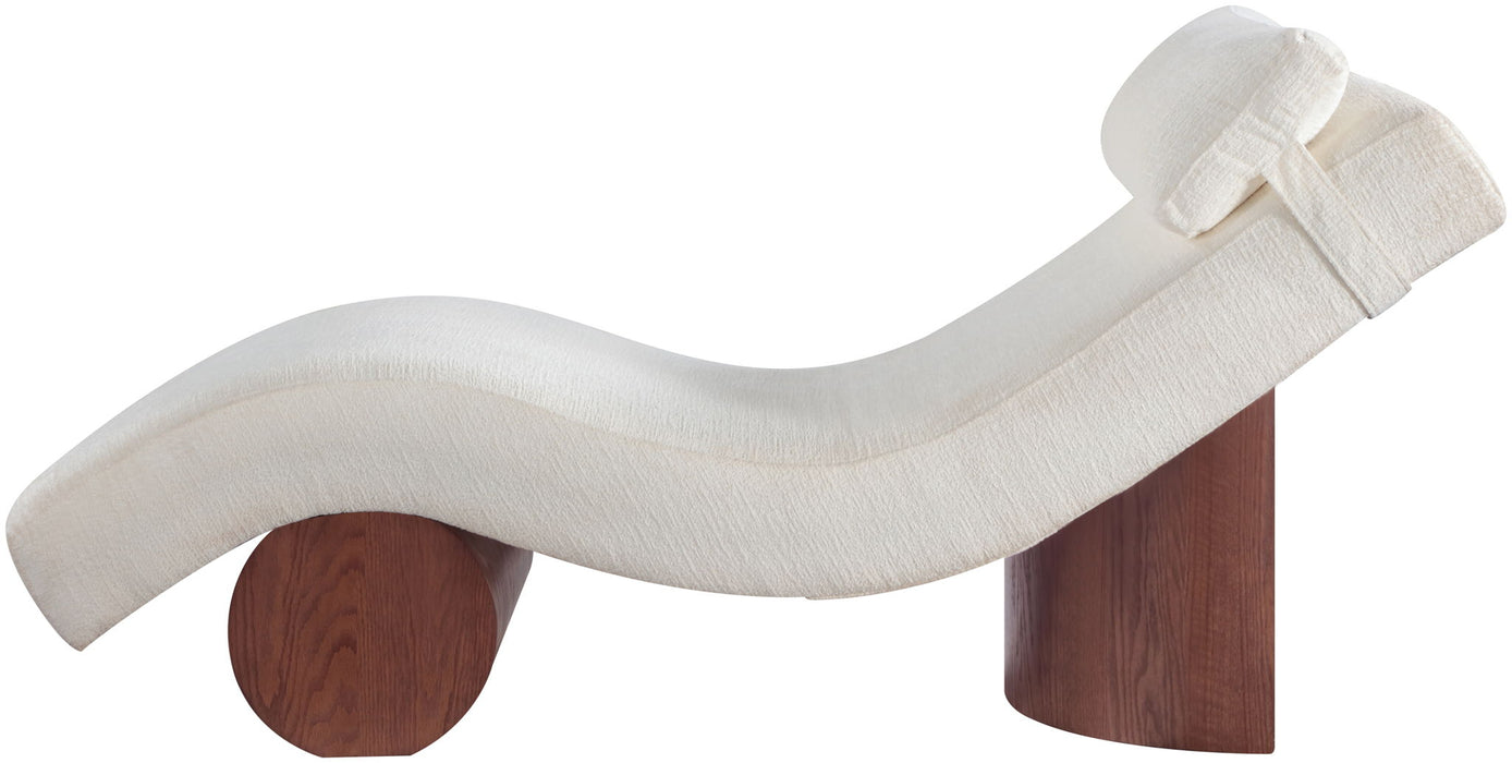 Marcella - Chaise Lounge - Walnut Base - Simple Home Plus