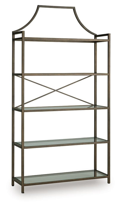 Bernonly - Antique Bronze Finish - Bookcase - Simple Home Plus