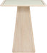 Atrium - Glass Top And Wood Base Dining Table - Simple Home Plus
