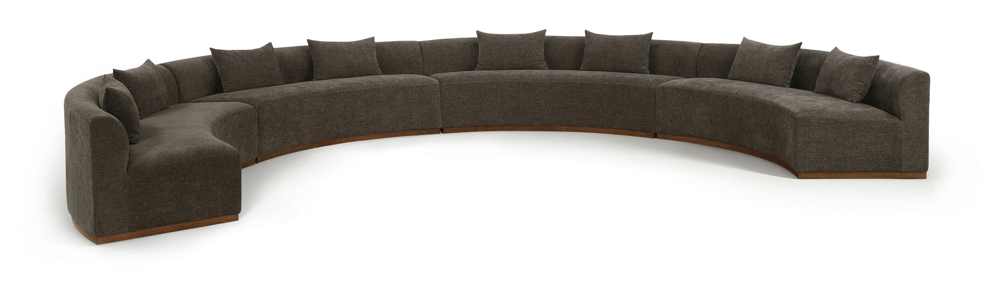Avanti - Chenille Fabric Upholstered 4 Piece Modular Sectional - Simple Home Plus