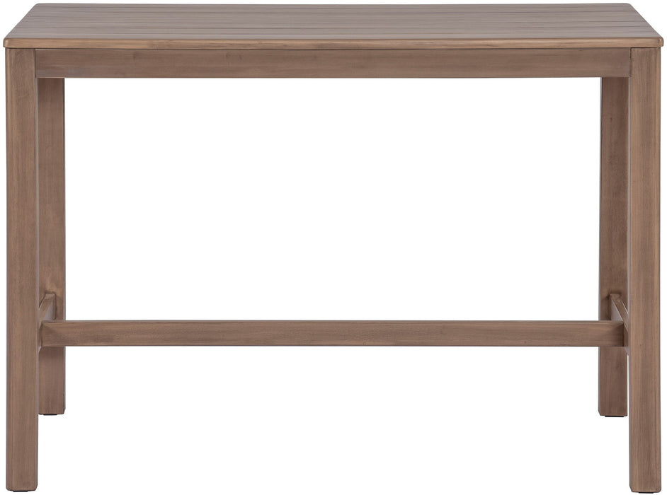 Newport - Acacia Wood Outdoor Patio Bar Table - Simple Home Plus