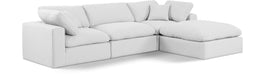 Comfy - 4 Piece Linen Fabric Modular Sectional With Chaise - Simple Home Plus