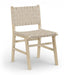 Entwine - Vegan Leather Upholstered Dining Chair - Painted Natural - Simple Home Plus