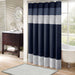 Amherst - 72x84" Shower Curtain - Navy - Simple Home Plus
