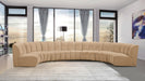 Infinity - 7 Piece Modular Sectional - Camel - Simple Home Plus