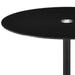 Ganso - Round Metal Coffee Table With Tempered Glass Top - Simple Home Plus