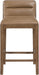 Ellis - Vegan Leather Upholstered Counter Stool (Set of 2) - Tan - Simple Home Plus