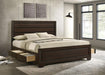 Kauffman - Wood Storage Panel Bed - Simple Home Plus