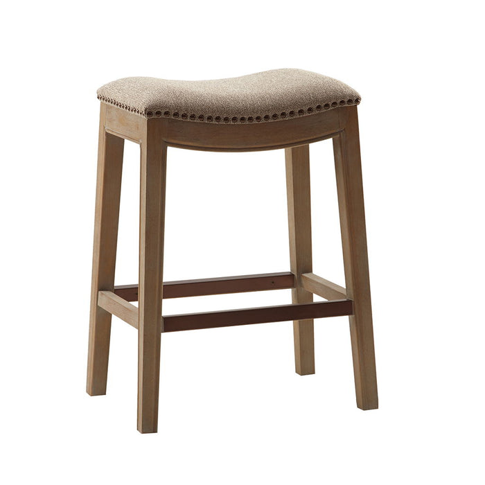 Belfast - Saddle Counter Stool - Linen