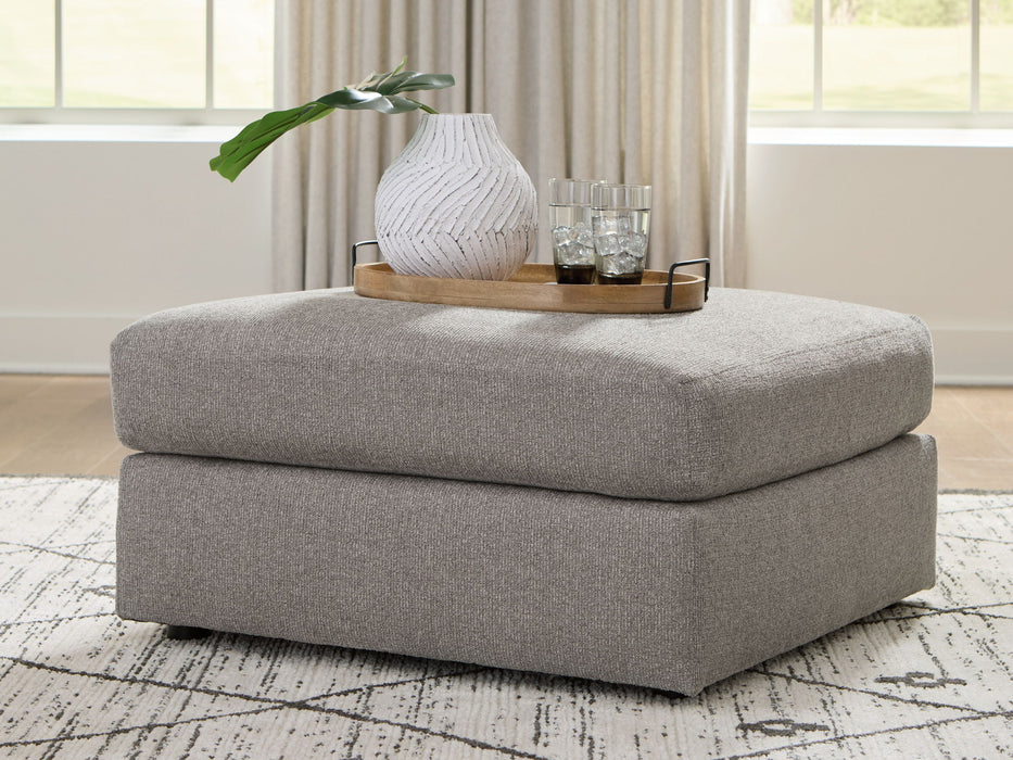 Lindon - Oversized Accent Ottoman - Smoke - Simple Home Plus
