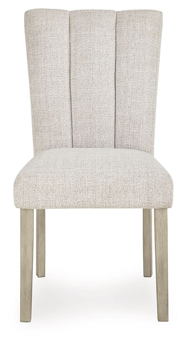 Larawyn - Dining Upholstered Side Chair (Set of 2) - Bisque - Simple Home Plus