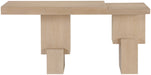 Anzio - Oak Veneer And Solid Wood Console Table - Simple Home Plus
