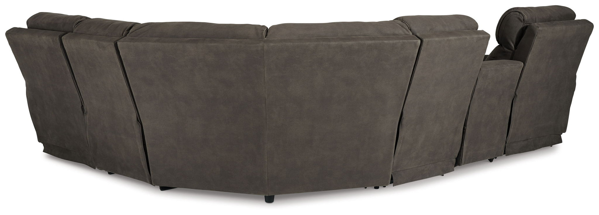 Hoopster - Pwr Armless Rec W/Adj Headrest - Gunmetal - Simple Home Plus