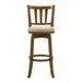 Wren - Modern Farmhouse Swivel Wood Bar Height Kitchen Bar Stool - Simple Home Plus