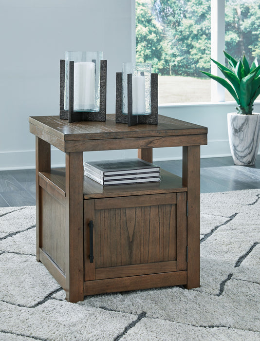 Boardernest - Brown - Rectangular End Table - Simple Home Plus