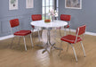 Retro - Round Dining Table Set - Simple Home Plus