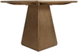 Atrium - Glass Top And Wood Base Dining Table - Simple Home Plus
